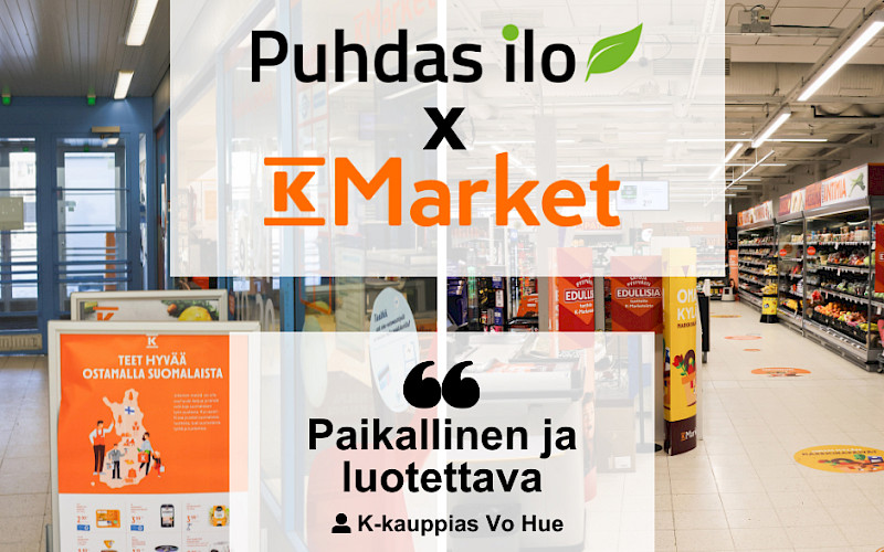 Paikallinen ja luotettava siivouskumppani K-kaupoille