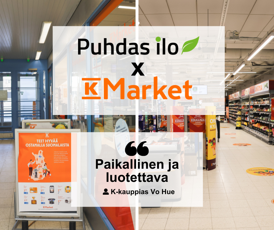 Paikallinen ja luotettava siivouskumppani K-kaupoille