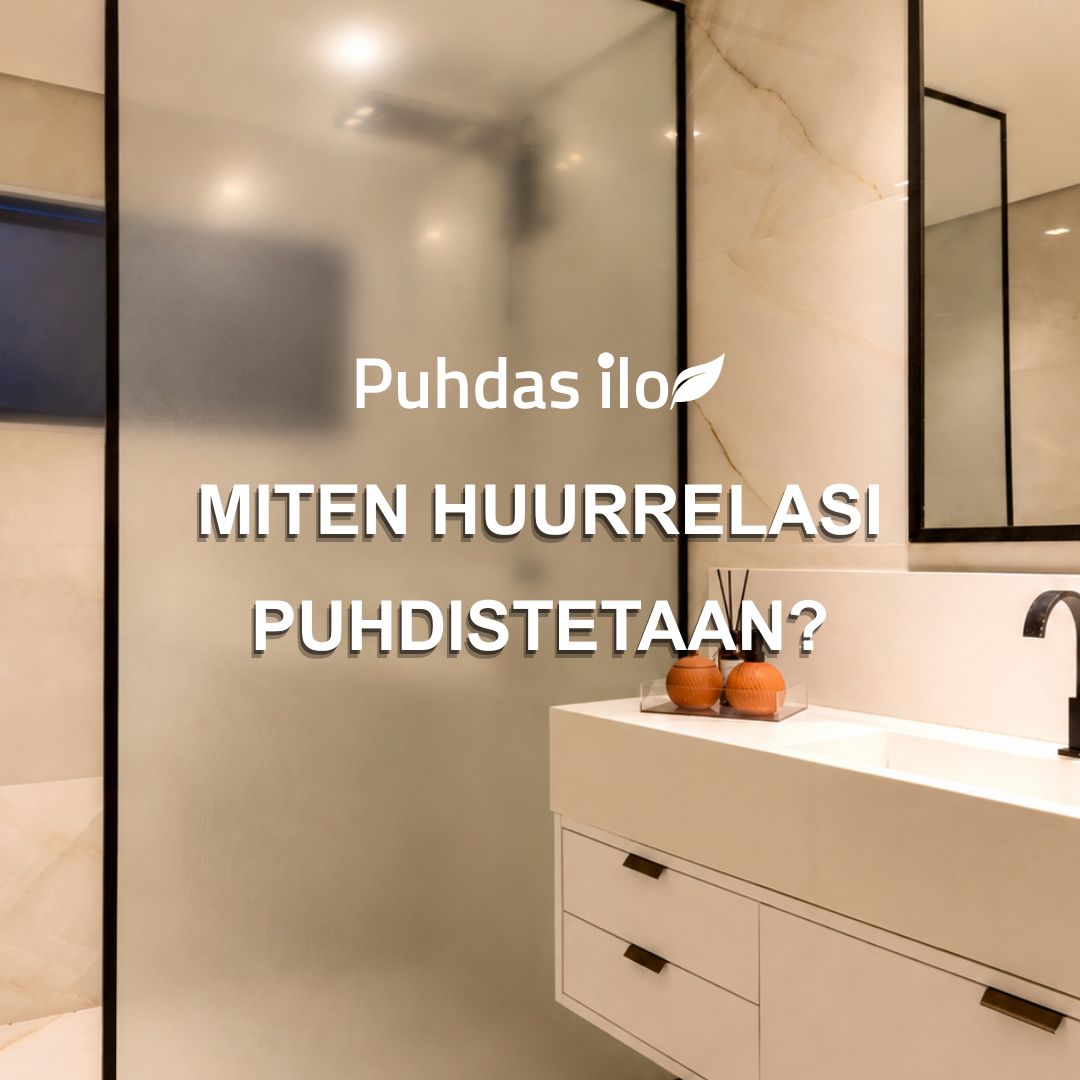 Huurrelasin puhdistus